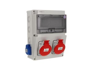 Rozdzielnica budowlana 32A 2x5P/16A 2x2P+Z/16A IP54 SB-103505-S0040-54