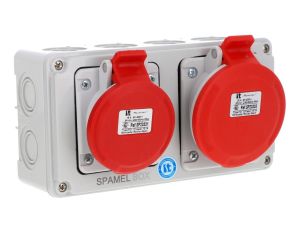 Rozdzielnica 5x32A 5x16A INA=32A IP54 SB-002005-S0040-54