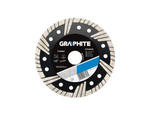 Tarcza diamentowa 125x2.6x22.2 mm turbo GRAPHITE