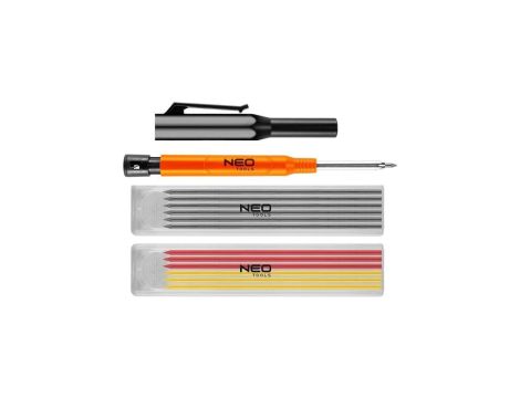 Ołówek budowlany automatyczny z temperówką + 12 wkładów grafitowych NEO 13-816