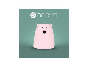 MARYS LAMPKA LED MIŚ MAŁY RÓŻOWY RGB+WW /NB