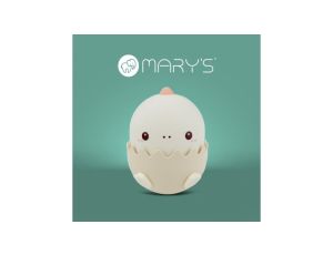 MARYS lampka nocna LED Baby dino RGB różowy MW20793