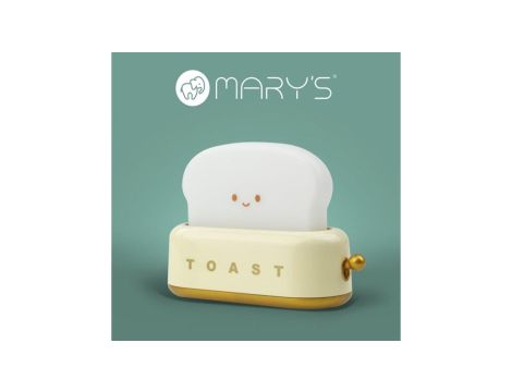 MARYS LAMPKA NOCNA LED TOSTER ŻÓŁTY
