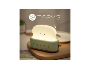 MARYS LAMPKA NOCNA LED TOSTER ZIELONY