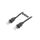 IBBBN Patch cord U/UTP 6 Cu PVC czarny 15m RJ45 wtyk,z obu stron
