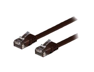 F.U/UTP6-CU-100DB Patch cord U/UTP 6 linka Cu PVC ciemnobrązowy 10m 32AWG
