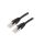 ETH-24441319 Patch cord ETHERLINE Cat.6a,S/FTP 6a linka Cu LSZH czarny