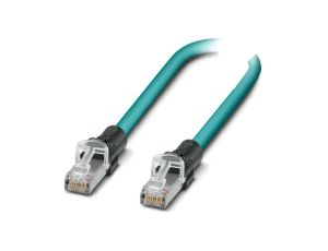Patch cord S/FTP 6a linka Cu PUR jasnoniebieski 0,5m 26AWG 1113823