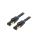 Patch cord U/FTP Cat 8.1 linka OFC czarny 8m 30AWG IKCBK