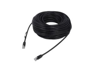 Patch cord U/UTP 6 linka CCA PVC czarny 35m 26AWG IBEBU