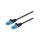 U/UTP6A-LSZH-050BK Patch cord U/UTP 6a linka Cu LSZH czarny 5m 26AWG Żyły: 8