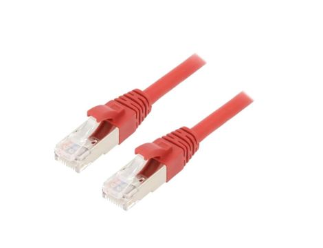 ETH-24441396 Patch cord ETHERLINE Cat.6a,S/FTP 6a linka Cu LSZH czerwony