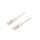 ETH-24441408 Patch cord ETHERLINE Cat.6a,S/FTP 6a linka Cu LSZH biały 1m