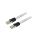 GOOBAY-55134 Patch cord S/FTP Cat 8 linka Cu LSZH szary 250mm 24AWG