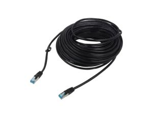 VAP-B05-B2500 Patch cord F/UTP 5e linka Cu PVC czarny 25m 26AWG
