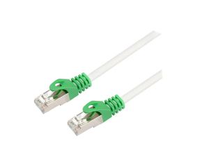 Patch cord S/FTP 6 drut Cu LSZH szary 10m 27AWG Øprzew: 5,9mm CQ2029X