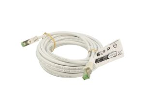 Patch cord S/FTP Cat 8.1 linka Cu LSZH biały 7,5m 26AWG 61108