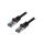 CQ4143S Patch cord S/FTP 6a linka Cu LSZH czarny 50m 26AWG