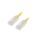 Patch cord TX6A-28™,U/UTP 6a drut Cu LSZH żółty 5m 28AWG UTP28X5MYL