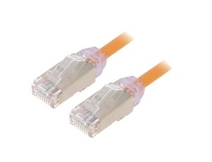 Patch cord F/UTP,TX6A-28™ 6a drut Cu LSZH pomarańczowy 5m STP28X5MOR