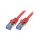 CQ3084S Patch cord S/FTP 6a linka Cu LSZH czerwony 7,5m 26AWG