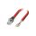 1112858 Patch cord S/FTP 5 linka Cu,cynowana PVC czerwony 3m 22AWG