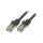 CP2093S Patch cord F/UTP 6 linka CCA PVC czarny 10m 26AWG