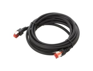 Patch cord S/FTP 6 linka Cu LSZH czarny 3m 27AWG 803026