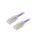 STP28X3MVL Patch cord F/UTP,TX6A-28™ 6a drut Cu LSZH fioletowy 3m 28AWG