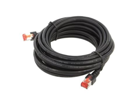 HELUKAT-803027 Patch cord S/FTP 6 linka Cu LSZH czarny 5m 27AWG