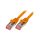 CQ2098S Patch cord S/FTP 6 linka Cu LSZH pomarańczowy 10m 27AWG
