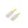 Patch cord TX6A-28™,U/UTP 6a drut Cu LSZH żółty 2m 28AWG UTP28X2MYL