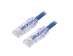 UTP6AX2MBU Patch cord TX6A™ 10Gig,U/UTP 6a drut Cu PVC niebieski 2m