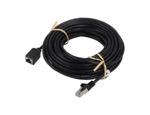 Przedłużacz RJ45 F/UTP 5e linka Cu PVC czarny 15m 26AWG 73390