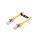IBHYS Patch cord S/FTP 6a OFC PVC żółty 25m RJ45 wtyk,z obu stron
