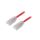 STP28X5MRD Patch cord F/UTP,TX6A-28™ 6a drut Cu LSZH czerwony 5m 28AWG