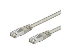 Patch cord SF/UTP 5e linka CCA PVC szary 25m 26AWG 95624