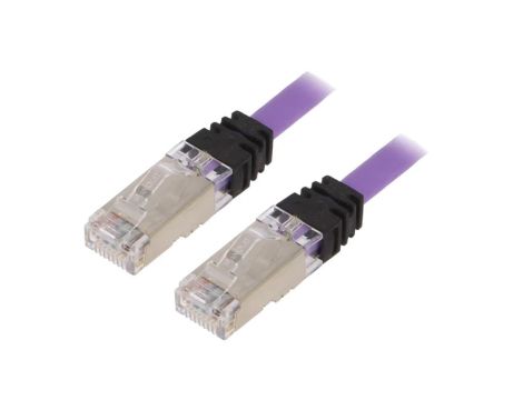 STP6X3MVL Patch cord S/FTP,TX6A™ 10Gig 6a linka Cu LSZH fioletowy 3m
