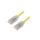 STP28X2MYL Patch cord F/UTP,TX6A-28™ 6a drut Cu LSZH żółty 2m 28AWG