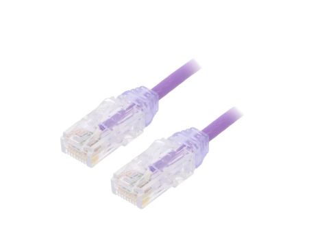 UTP28SP0.5MVL Patch cord TX6-28™,U/UTP 6 linka Cu LSZH fioletowy 0,5m