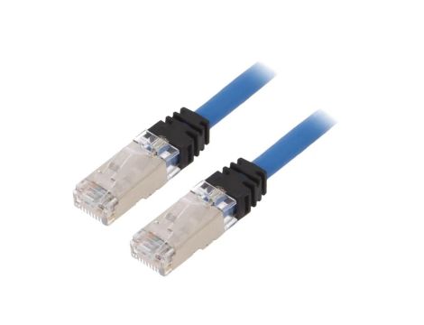 STP6X3MBU Patch cord S/FTP,TX6A™ 10Gig 6a linka Cu LSZH niebieski 3m