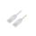UTP28X0.5M Patch cord TX6A-28™,U/UTP 6a drut Cu LSZH biały 0,5m 28AWG
