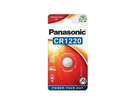 Bateria CR1220 1BL PANASONIC 3V 35mAh (1 szt.)