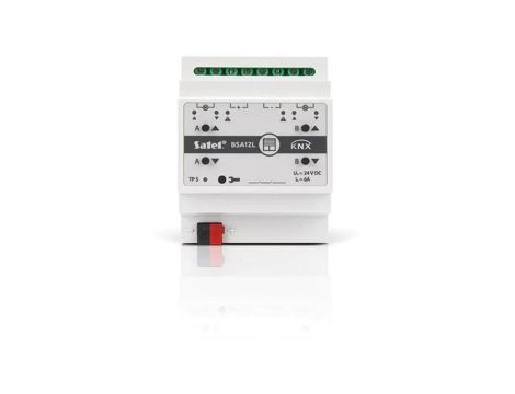 SATEL KNX 2-kanałowy aktor żaluzjowy 24V DC KNX-BSA12L