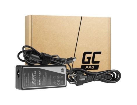 ZASILACZ ŁADOWARKA DO LAPTOPA LENOVO Green Cell PRO AD39AP 20V 4,5A 90W Slim Tip