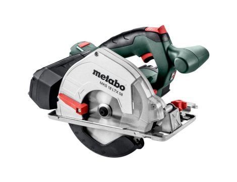 Akumulatorowa ręczna pilarka tarczowa do cięcia metalu Metabo MKS 18 LTX 58