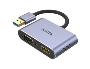 Adapter Unitek V1304A USB-A na HDMI i VGA, FullHD