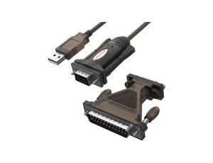 Unitek Y-105A konw. USB 1xRS-232 z adap.DB9F/DB25M