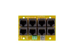 Adapter PoE PASSIVE 4 kanałowy 10/100 ATTE AEPI-4-10-OF