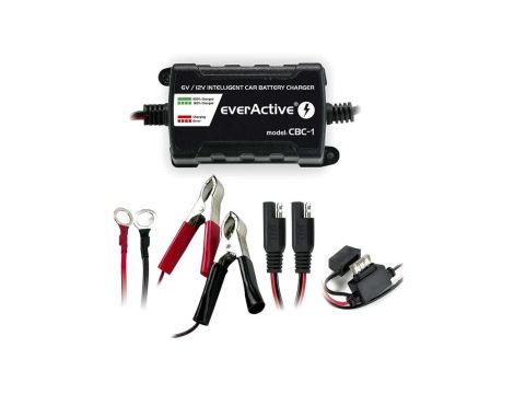 Ładowarka prostownik do akumulatorów 6V/12V everActive 14V/1A CBC-1